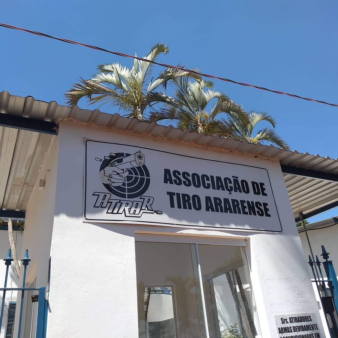 Entrada real da Associação de Tiro Ararense